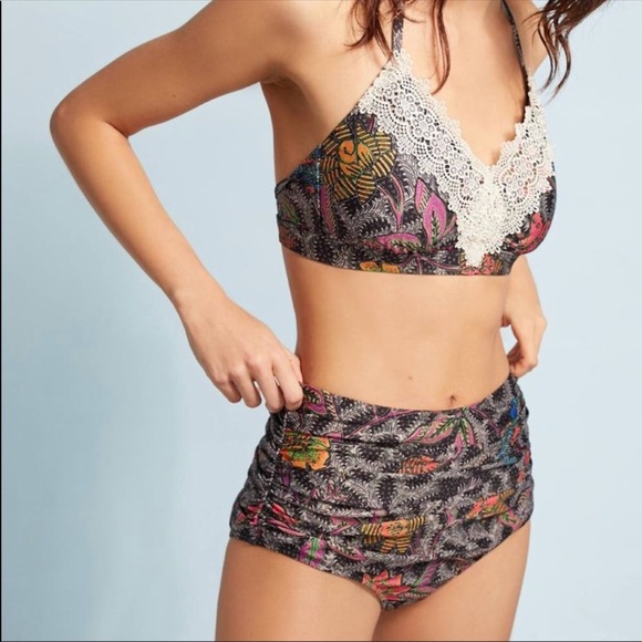 Anthropologie Other - Anthropologie Allihop 2PC Swimsuit Sz Small